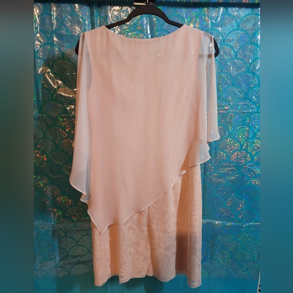 Studio One Sequin Dress with attached shawl - Picture 2 of 4